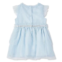 Robe en maille scintillante George pour bébés filles