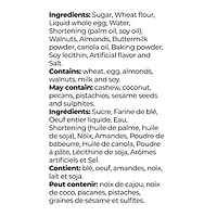 Biscotti Bitez aux amandes et aux noix Crispy Just Baked! 225 g