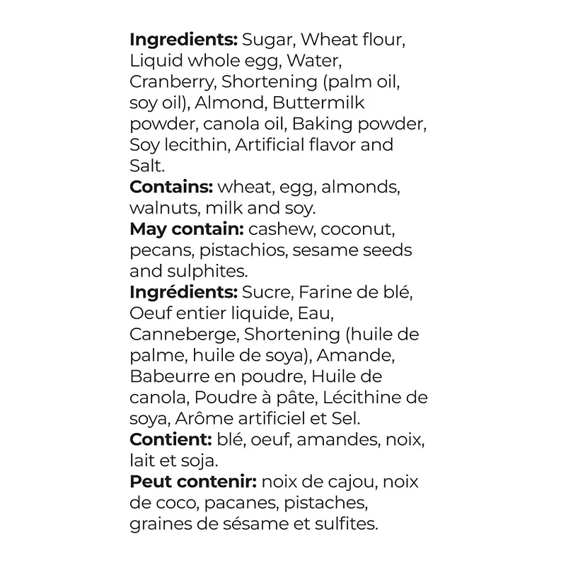 Crispy Just Baked! Cranberry & Almond Biscotti Bitez, 225 g