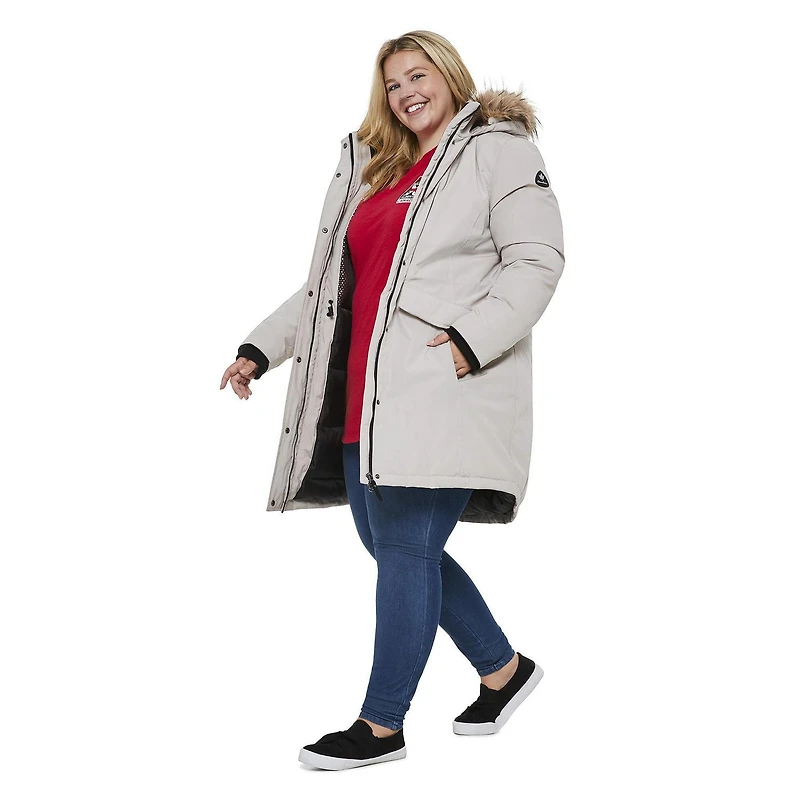 Parka à capuchon Canadiana Plus pour femmes