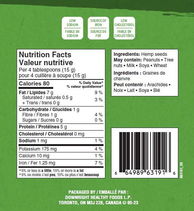 Shelled Hemp Seeds, Hemp Hearts