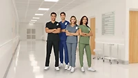 Hanes Comfort Fit Unisex Scrub Joggers, S-2XL - 4 Colors