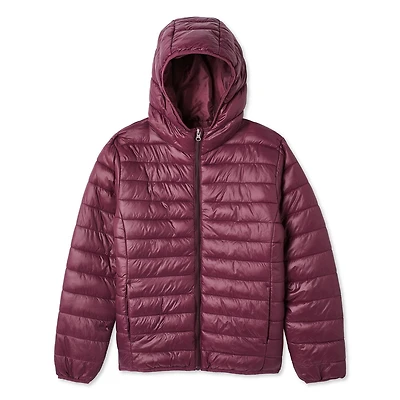 George Girls' Hooded Puffer Jacket, Sizes XS-XL