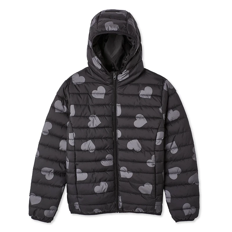 Doudoune avec capuchon George pour filles Tailles TP–TG