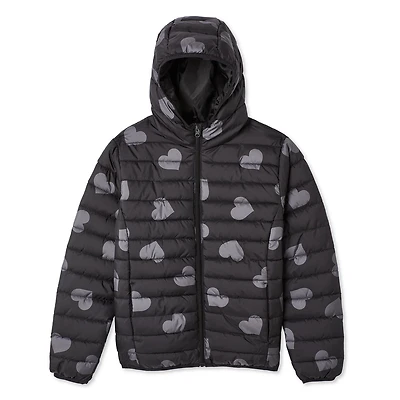 Doudoune avec capuchon George pour filles Tailles TP–TG