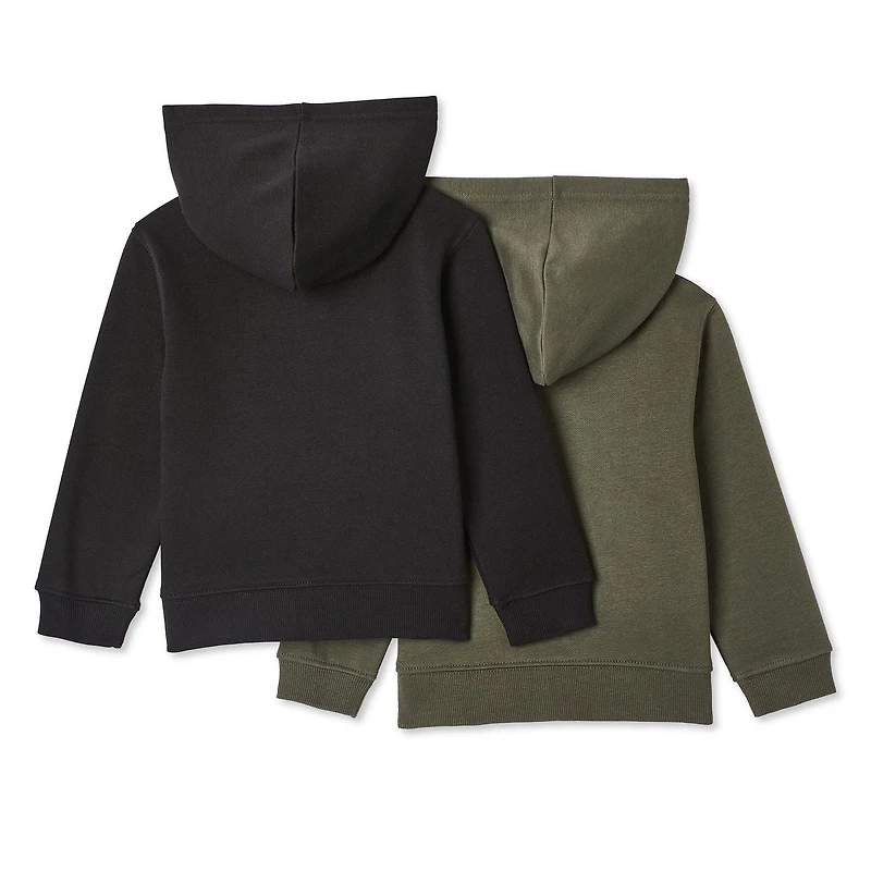 George Toddlers' Gender Inclusive Full-Zip Hoodie 2-Pack