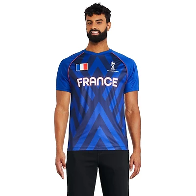 Maillot France FIFA pour hommes Tailles P-2XL