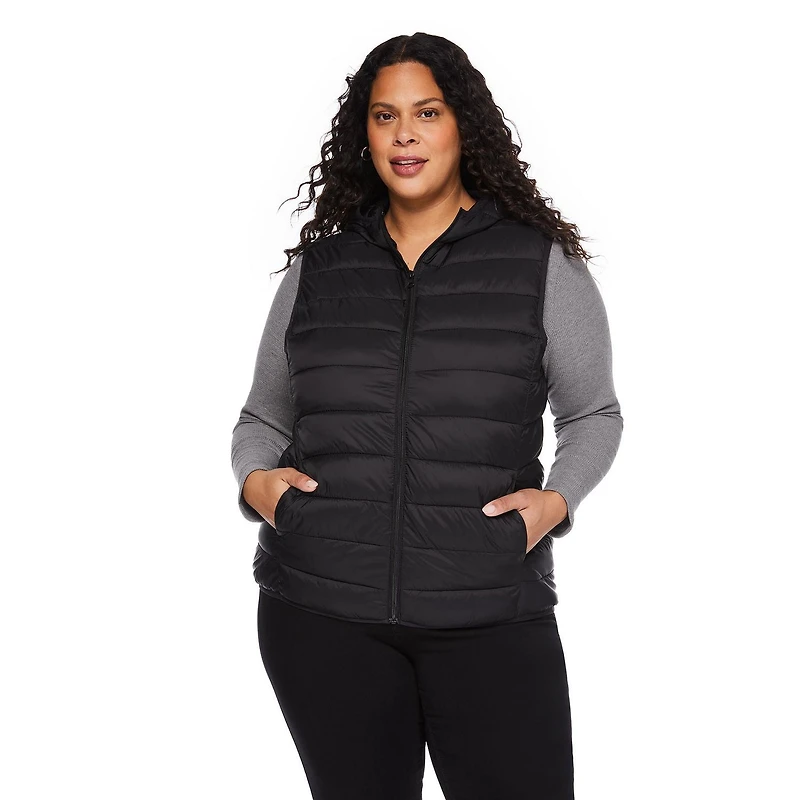 Doudoune sans manches compacte George Plus pour femmes Tailles 1X-4X