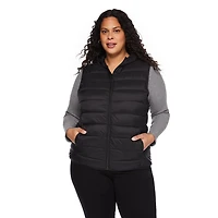 Doudoune sans manches compacte George Plus pour femmes Tailles 1X-4X