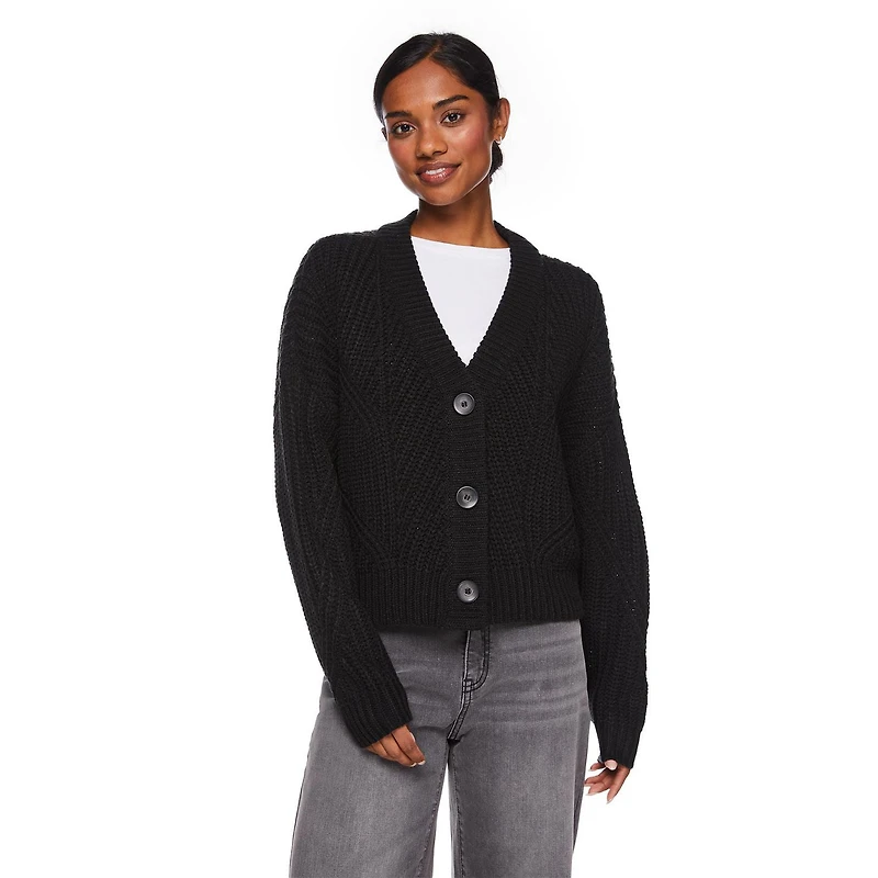 Cardigan de coupe carrée George pour femmes Tailles TP–TTG