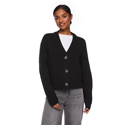 Cardigan de coupe carrée George pour femmes Tailles TP–TTG