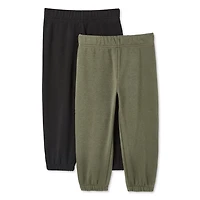 Lot de 2 joggers en molleton George collection non genrée pour tout-petits