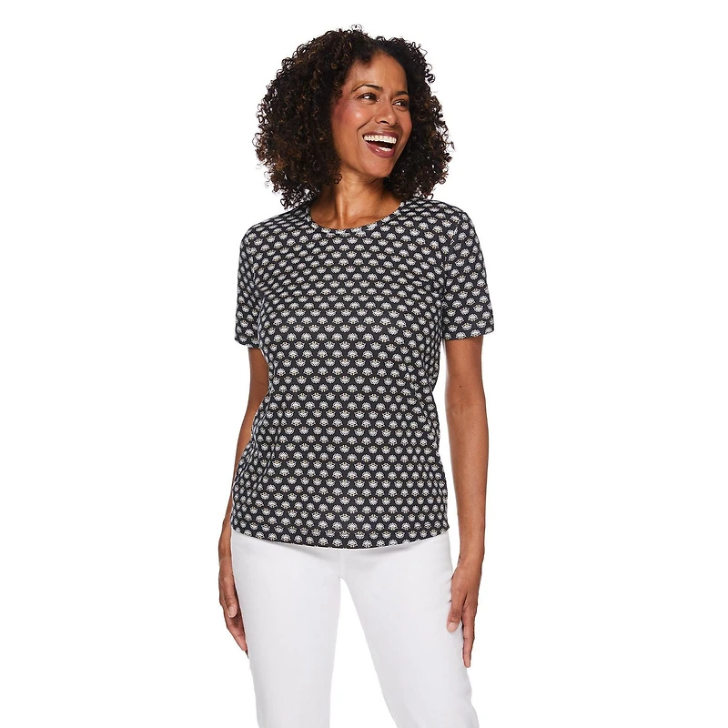 Iyla Women's Crew Neckline Top, Sizes S-XXL