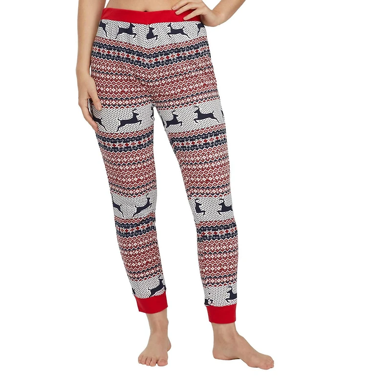 Ensemble de pyjama deux pièces en tricot gaufré Mexx pour femmes
