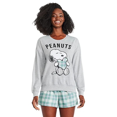 Pyjama 2 pièces Snoopy Peanuts pour femmes