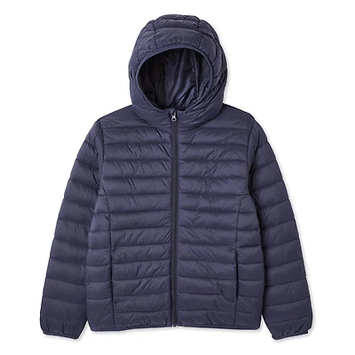 George Boys' Hooded Puffer Jacket, Sizes XS-XL