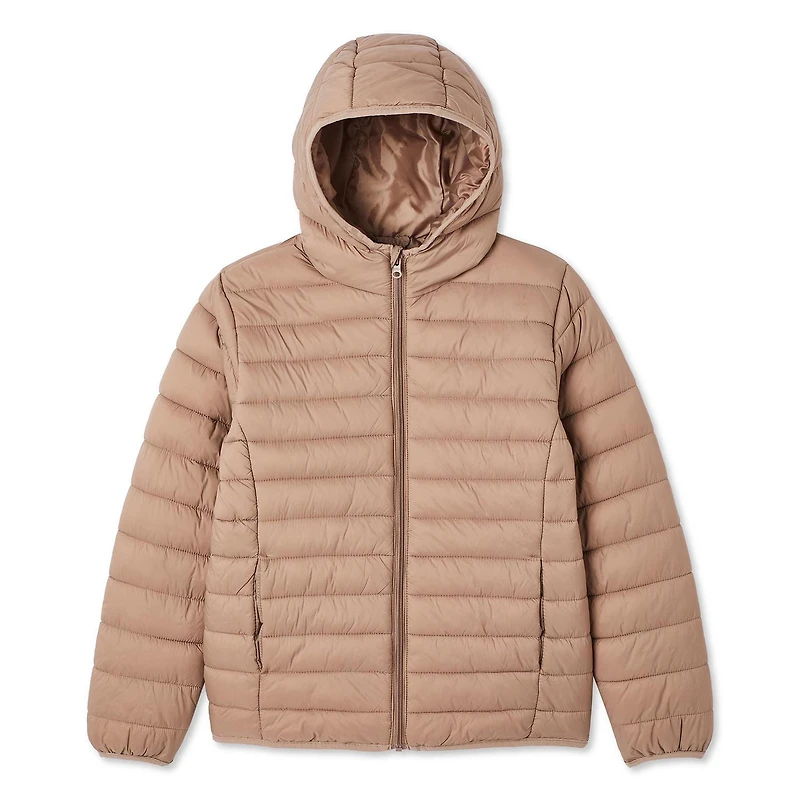 George Boys' Hooded Puffer Jacket, Sizes XS-XL