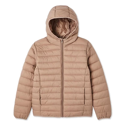 George Boys' Hooded Puffer Jacket, Sizes XS-XL
