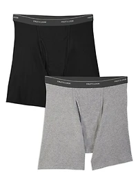 Fruit of the Loom Big Man Boxer Briefs, 2-Pack
