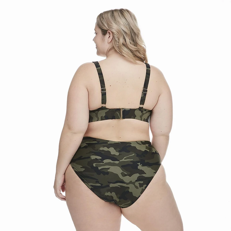 George Plus Women's Tie-Front Swim Top