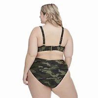 George Plus Women's Tie-Front Swim Top