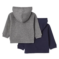George Infants' Gender Inclusive Full-Zip Hoodie 2-Pack