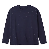 George Women's Plus Crew Neckline Popover, Sizes 1X-4X