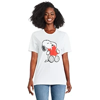 Peanuts Women's Snoopy Boyfriend Fit Tee