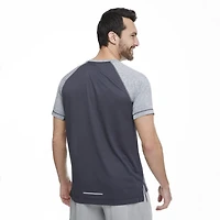 Athletic Works Men's Jacquard Performance Tee