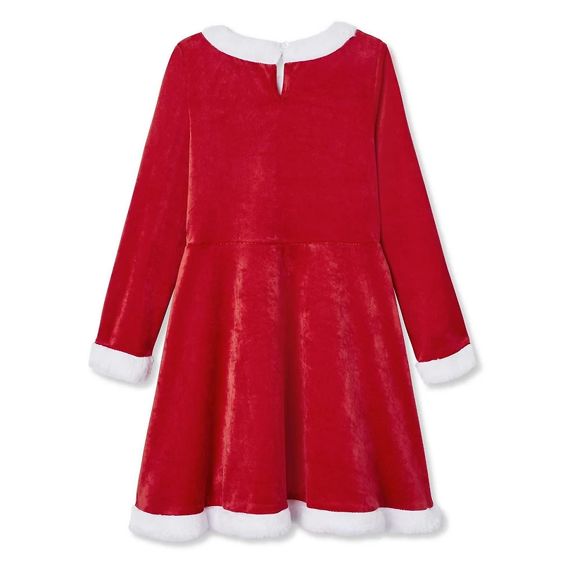 Robe du père Noël George pour filles