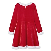 Robe du père Noël George pour filles
