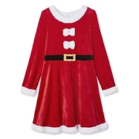 Robe du père Noël George pour filles