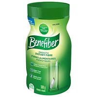 Benefiber Prebiotic Dietary Fibre Powder, Unflavoured, Sugar-Free, Daily Fibre - 125 Servings (500G), Benefiber Powder, 125 Servings