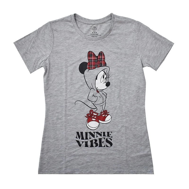 Ladies Disney Minnie Vibes Short Sleeve T-Shirt