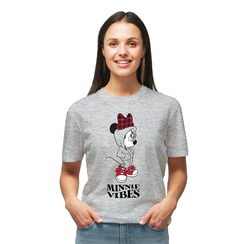 Ladies Disney Minnie Vibes Short Sleeve T-Shirt
