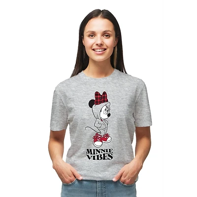 Ladies Disney Minnie Vibes Short Sleeve T-Shirt