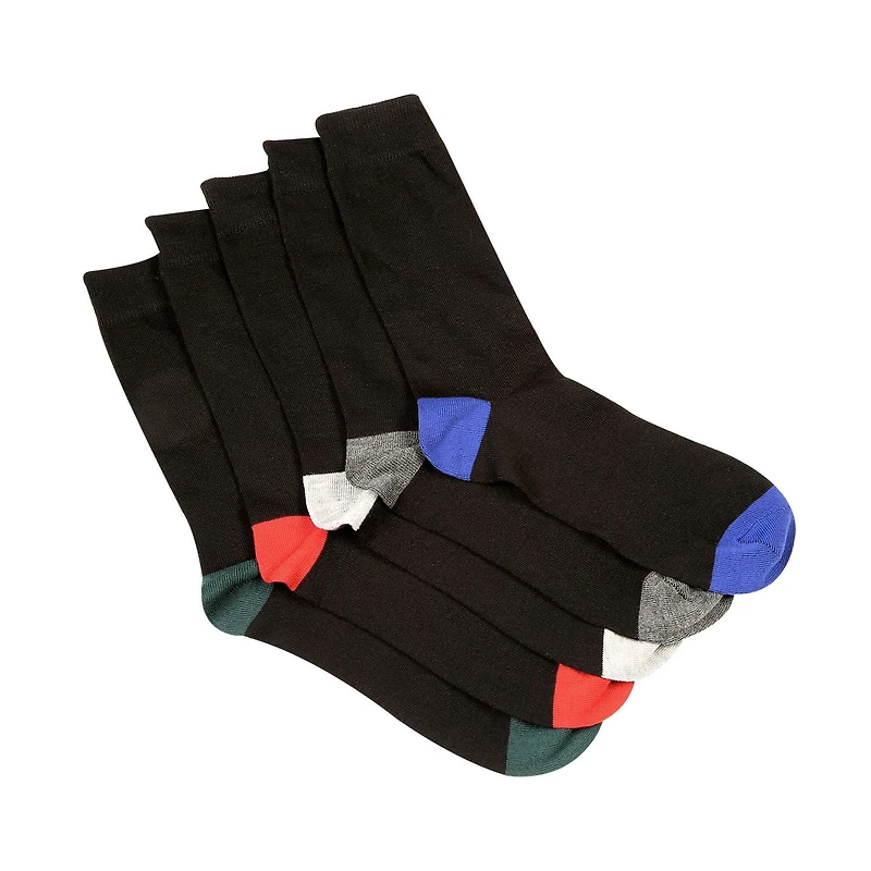 Mi-chaussettes George pour hommes en paq. de 5 paires