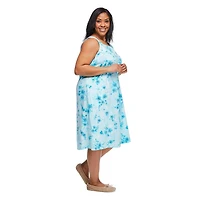 Iyla Women's Plus Sleeveless Nightgown