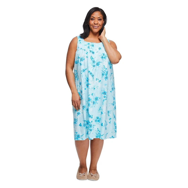 Iyla Women's Plus Sleeveless Nightgown