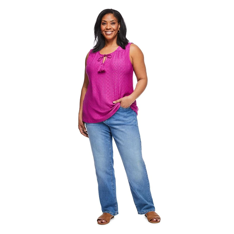 Iyla Women's Plus Tassel Tank