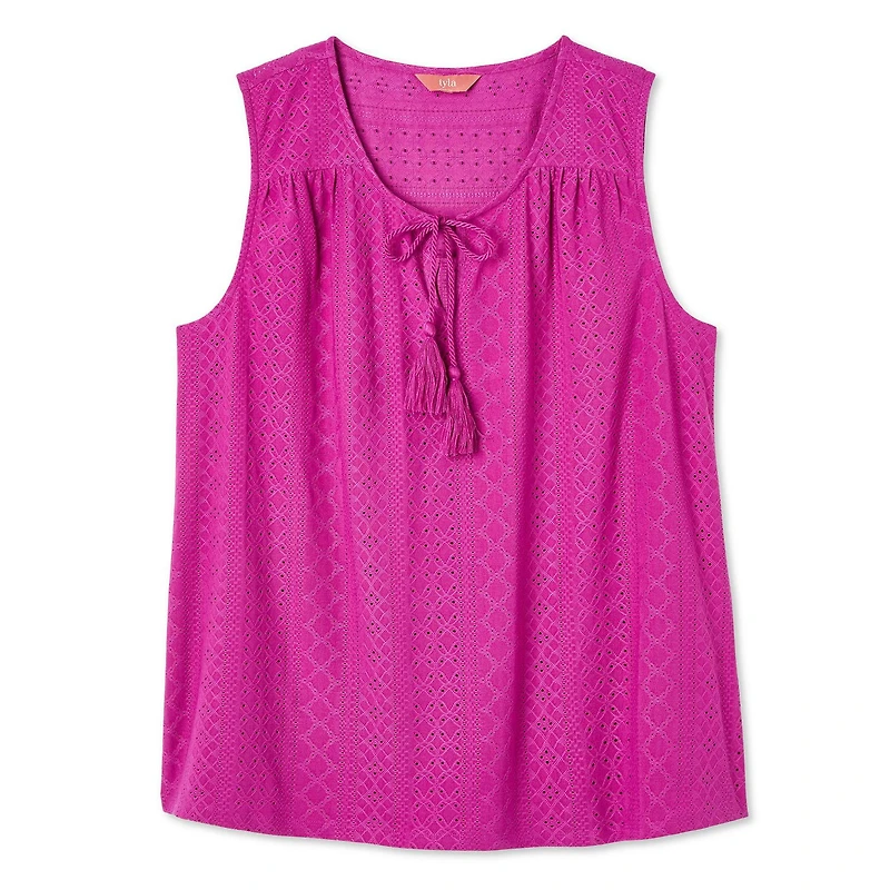 Iyla Women's Plus Tassel Tank