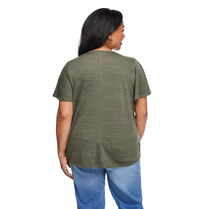 Iyla Women's Plus Crochet Top
