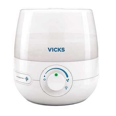 Vicks VUL530C NaturalCare™ 3-in-1 Ultrasonic Cool Mist Filter Free Humidifier + Diffuser+ Nightlight