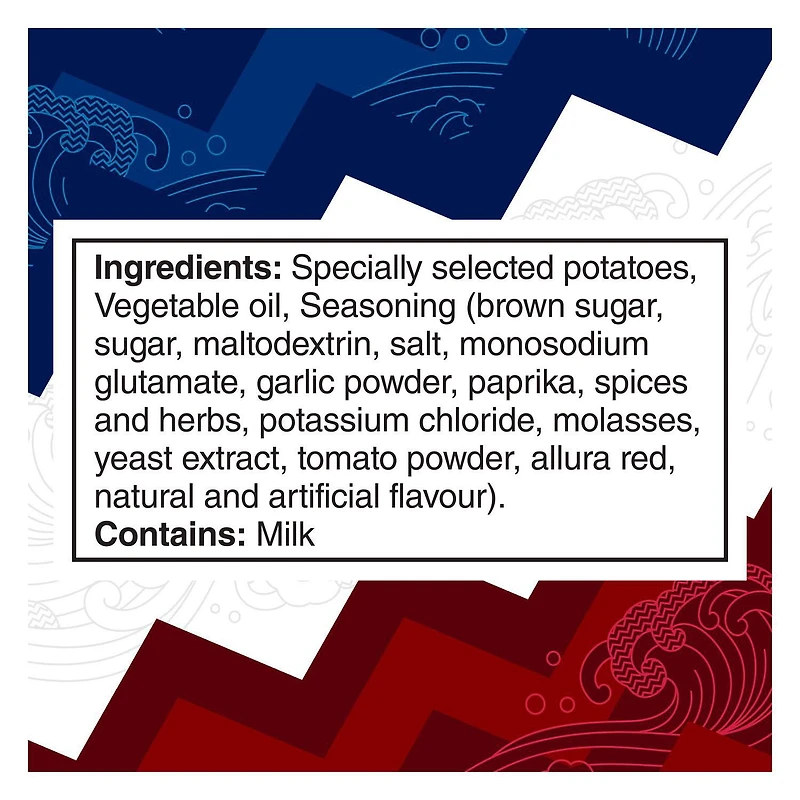 Ruffles Ultracroquantes croustilles assaisonnées Piment coréen sucré, 58 g.