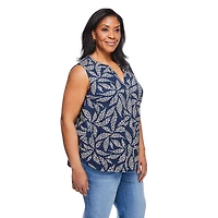 Iyla Women's Plus Crinkle Top