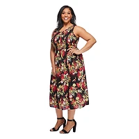 Iyla Women's Plus Smocked Maxi Dress