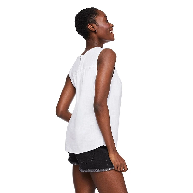 Débardeur à empiècement George pour femmes Tailles TP–TTG