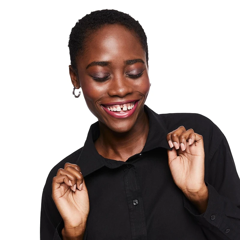 George Women's Button-Front Shirt Dress