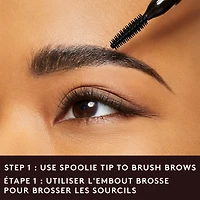 COVERGIRL Easy Breezy Brow 24HR Brow Ink Pen™, feutre à sourcil, pointe ultra-précise, brosse intégrée, résistante à l'eau, léger, 100% Sans Cruauté Feutre à sourcils qui dure 24 heures