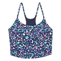 Athletic Works Women's Cropped Cami Bra, Sizes XS-XXL